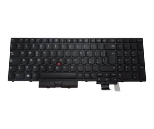 Tastatur - Lenovo Chicony - Bærbart tastatur - til utskifting - Italiensk - Svart - 01EN945