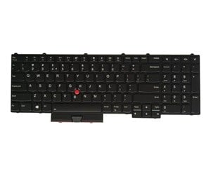 Tastatur - Lenovo Darfon - Bærbart tastatur - til utskifting - Indic (indiske sprog) - Svart - 01HW318