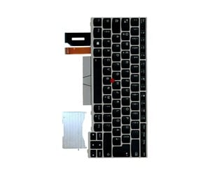 Tastatur - Lenovo Lite-On - Bærbart tastatur - til utskifting - Tysk - Sølv - 01YN432