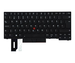 Tastatur - Lenovo Primax 01YP449 Danish - Bærbart tastatur - til utskifting - Dansk - Svart - 01YP449