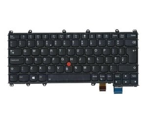 Tastatur - Lenovo Chicony - Bærbart tastatur - til utskifting - Engelsk - Storbritannia - Svart - 01HW603