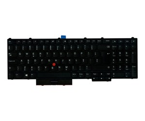 Tastatur - Lenovo Chicony - Bærbart tastatur - til utskifting - Nederlandsk - Svart - 01ER970