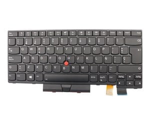 Tastatur - Lenovo Lite-On - Bærbart tastatur - til utskifting - Spansk - Svart - 01HX469