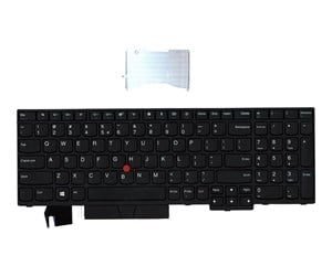 Tastatur - Lenovo Chicony - Bærbart tastatur - til utskifting - Amerikansk Engelsk - Svart - 01YP589