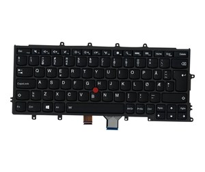 Tastatur - Lenovo Chicony - Bærbart tastatur - til utskifting - Nordisk - Svart - 01AV520