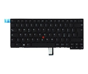 Tastatur - Lenovo Chicony - Bærbart tastatur - til utskifting - Italiensk - Svart - 01EN485