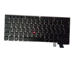 Tastatur - Lenovo Darfon - Bærbart tastatur - til utskifting - Italiensk - Sølv - 01EN822