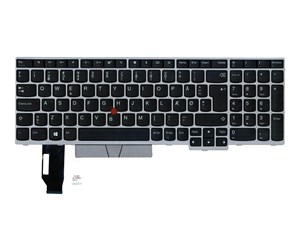 Tastatur - Lenovo Lite-On - Bærbart tastatur - til utskifting - Dansk - Sølv - 01YN709