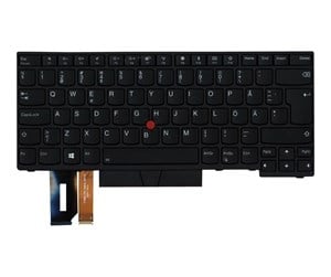 Tastatur - Lenovo Sunrex - Bærbart tastatur - til utskifting - Finsk - Svart - 01YP545