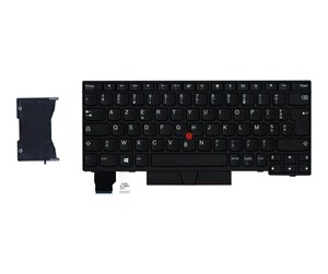 Tastatur - Lenovo Lite-On - Bærbart tastatur - til utskifting - Fransk - Svart - 01YP091