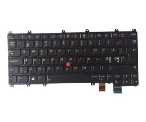 Tastatur - Lenovo Chicony - Bærbart tastatur - til utskifting - Nordisk - Svart - 01HW614