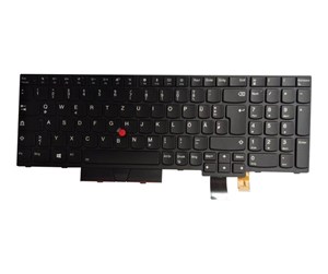 Tastatur - Lenovo Lite-On - Bærbart tastatur - til utskifting - Tysk - Svart - 01HX271