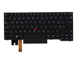 Tastatur - Lenovo Chicony - Bærbart tastatur - til utskifting - Sveitsisk - Svart - 01YP306