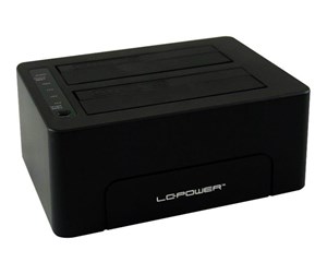 Harddisk - Tilbehør - LC Power LC-DOCK-C - HDD docking station - SATA - USB 3.1 (Gen 2) - LC-DOCK-C