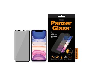 Mobil - Beskyttelsesglass - PanzerGlass Privacy Screen Protector Apple iPhone 11 | XR | Edge-to-Edge - PANZERP2665