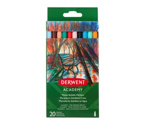 Hobbyartikler - Derwent Academy Water-soluble Markers - 98202