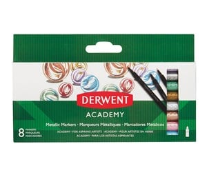 Hobbyartikler - Derwent Metallic Markers (8 Pack) - 98212