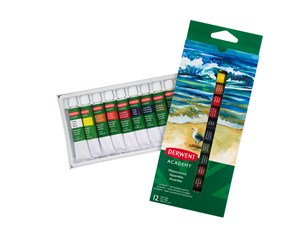 Hobbyartikler - Derwent WATER COL. PAINT 12X12ML - 2302404