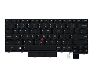 Tastatur - Lenovo Chicony - Bærbart tastatur - til utskifting - Amerikansk Engelsk - Svart - 01HX328