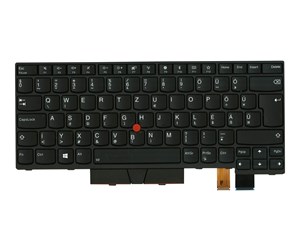 Tastatur - Lenovo Chicony - Bærbart tastatur - til utskifting - Ungarsk - Svart - 01HX434