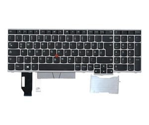 Tastatur - Lenovo Lite-On - Bærbart tastatur - til utskifting - Tysk - Sølv - 01YN712