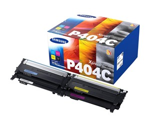 Printertilbehør blekk/toner - HP Samsung SU365A / CLT-P404C 4-Pack (Black Yellow Cyan Magenta) - Laser toner Blå - SU365A