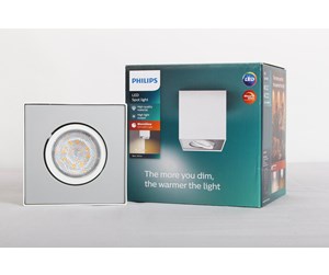 Lamper - Philips BOX single spot white 1x4.5W SELV - 915005527901