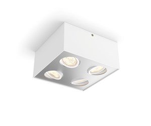 Lamper - Philips BOX special form white 4x4.5W SELV - 915005528301