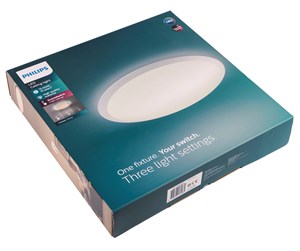 Lamper - Philips CAVANAL 27K ceiling lamp white   18W 230 - 915005676601