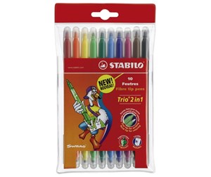 Hobbyartikler - STABILO Fibre-tip pen and fineliner in one - 222/10-01