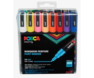 Hobbyartikler - Uni-ball Posca markers set of 16 assorted - 401629