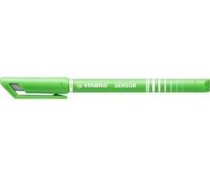 Skrive- & Tegneverktøy - STABILO SENSOR 189 fineliner with cushioned tip light green  adapts to the writing pressure - 4 pcs - 189/4