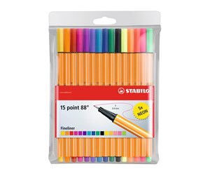 Hobbyartikler - STABILO Point 88 classic fineliner set assorted colours - 8815-1