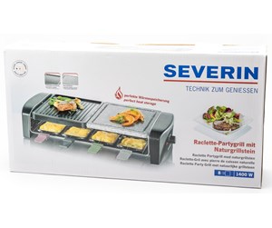 Andre kjøkkenapparater - SEVERIN RG 9645 - raclette/grill/hot stone - black - RG 9645