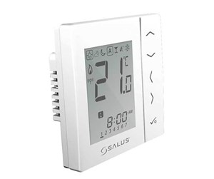 Gulvvarme - Salus Room thermostat wireless 230v white vs10wrf - VS10WRF