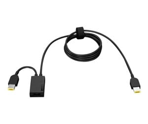 Strømkabel (intern) - Lenovo Dual Slim-tip Adapter - power splitter - 4X20W69154