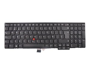 Tastatur - Lenovo Chicony - Bærbart tastatur - til utskifting - Spansk - Svart - 01AX620