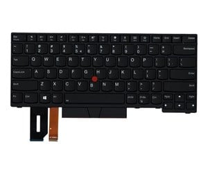 Tastatur - Lenovo Lite-On - Bærbart tastatur - til utskifting - Amerikansk Engelsk - Svart - 01YP389