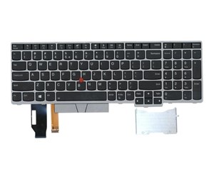 Tastatur - Lenovo Lite-On - Bærbart tastatur - til utskifting - Amerikansk Engelsk - Sølv - 01YN769