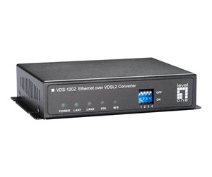 Repeater & Transceiver - LevelOne VDS-1202 - short-haul modem - 10Mb LAN 100Mb LAN Ethernet over VDSL - VDS-1202