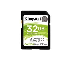 Minnekort - Kingston Canvas Select Plus SD - 100MB/s - 32GB - SDS2/32GB