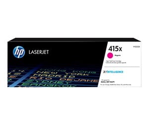 Printertilbehør blekk/toner - HP 415X / W2033X High Capacity - Magenta Toner - Laser toner Rød - W2033X