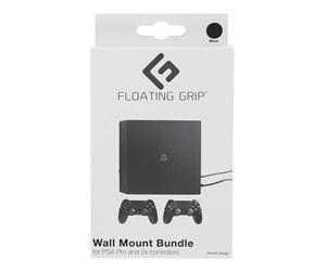 Spill - Tilbehør - Floating Grip Playstation 4 Pro Wall Mounts Bundle - Black - Accessories for game console - Sony PlayStation 4 Pro - 5713474100125