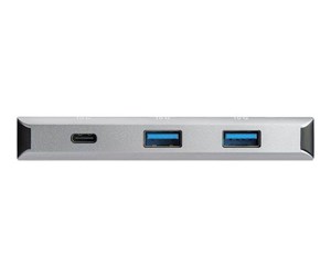 USB-hub - StarTech.com 4 -Port USB-C Hub (10Gbps) with 3x USB-A & 1x USB-C - hub - 4 ports USB-hub - 4 porter - Grå - HB31C3A1CB