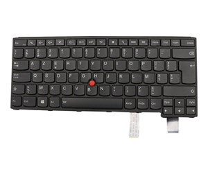 Tastatur - Lenovo Chicony - Bærbart tastatur - til utskifting - Belgisk - Svart - 00HW769