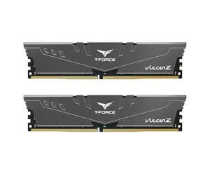 RAM - Team Group T-Force Vulcan Z DDR4-3200 - 16GB - CL16 - Dual Channel (2 pcs) - Intel XMP - Grå - TLZGD416G3200HC16CDC01