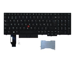 Tastatur - Lenovo Lite-On - Bærbart tastatur - til utskifting - Belgisk - Svart - 01YP646