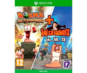 Spill - Worms Battlegrounds + W.M.D - Double Pack - Microsoft Xbox One - Strategi - 5056208805560