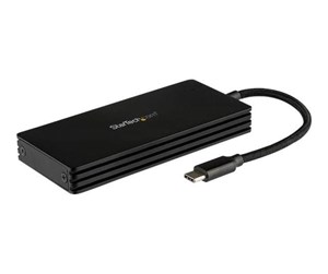 Harddisk - Tilbehør - StarTech.com M.2 SSD Enclosure for M.2 SATA Drives - USB 3.1 - USB-C - storage enclosure - M.2 Card - USB 3.1 (Gen 2) - SM21BMU31CI3