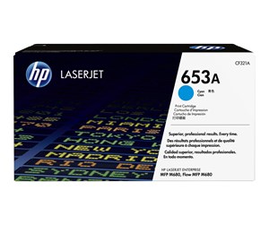 Printertilbehør blekk/toner - HP 653A / CF321A - Cyan Toner - Laser toner Blå - CF321A